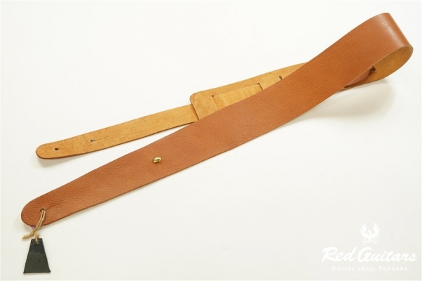 Plain Leather - Camel & Oval Studs